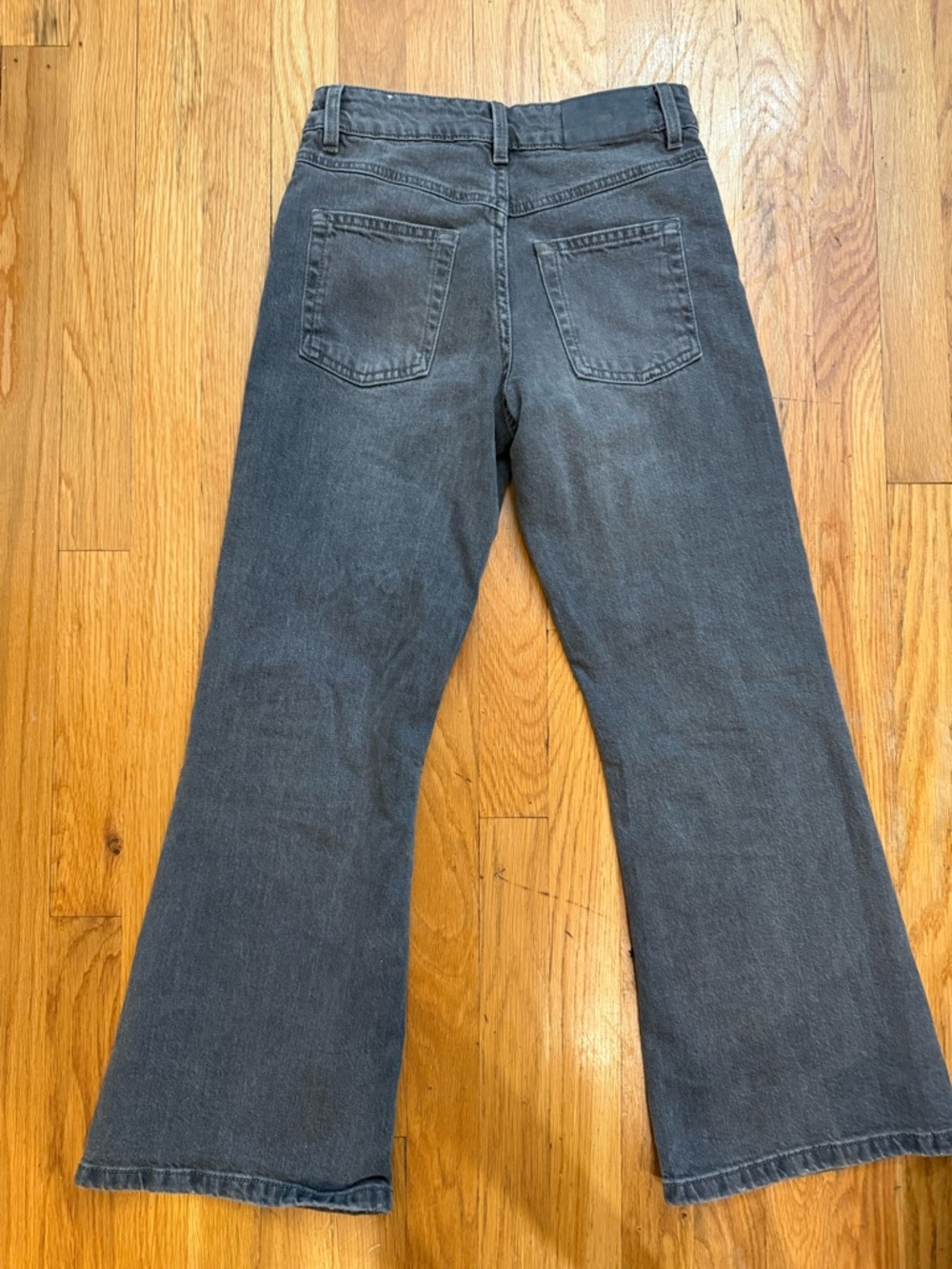 Zara Dark Gray Flared Jeans